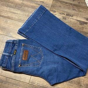 Retro wrangler trouser jeans